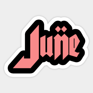 June Sticker